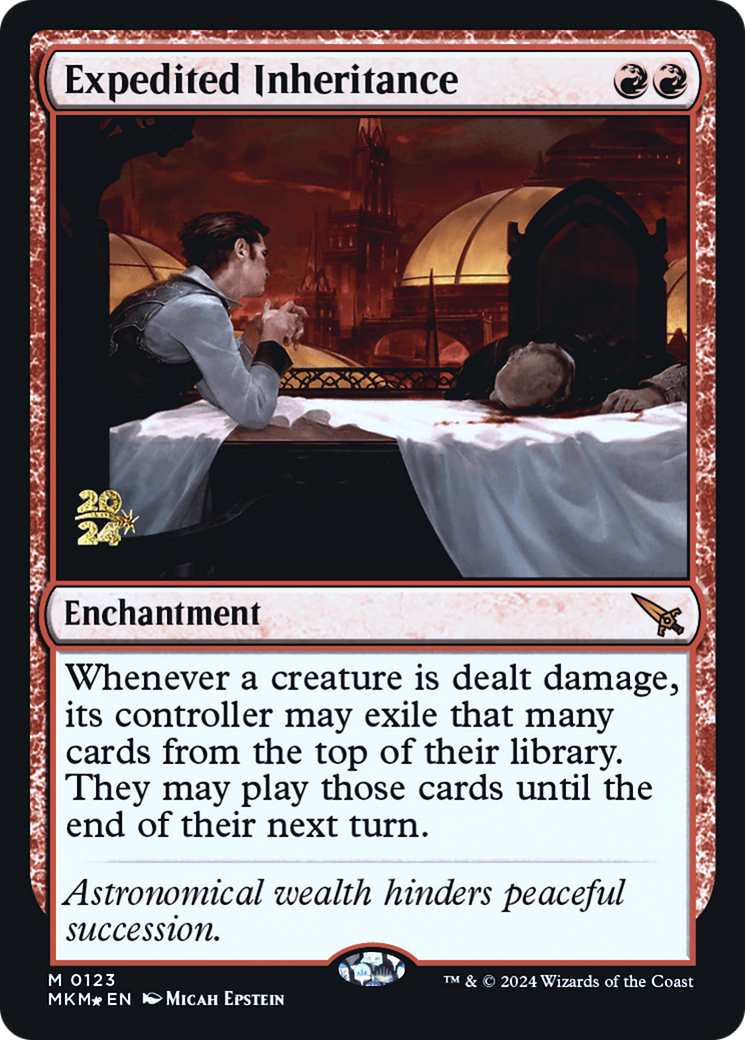 Expedited Inheritance [Murders at Karlov Manor Prerelease Promos] | PLUS EV GAMES 