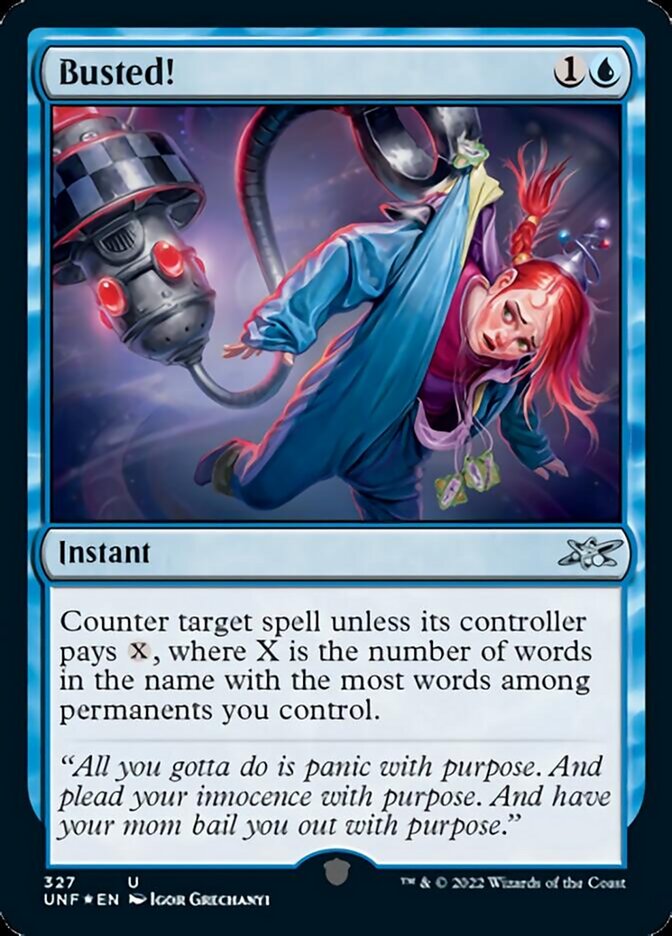 Busted! (Galaxy Foil) [Unfinity] | PLUS EV GAMES 