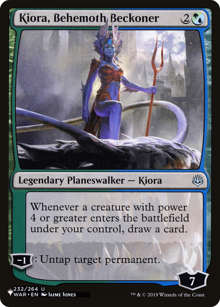 Kiora, Behemoth Beckoner [The List Reprints] | PLUS EV GAMES 