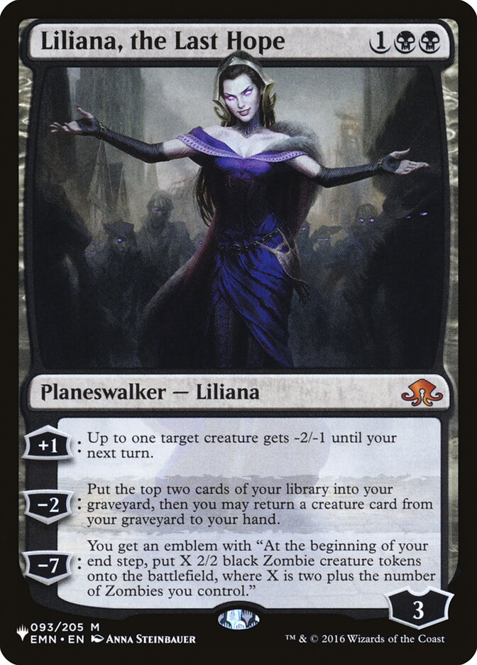 Liliana, the Last Hope [The List] | PLUS EV GAMES 