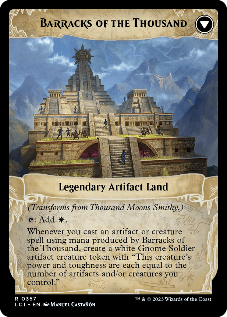 Thousand Moons Smithy // Barracks of the Thousand [The Lost Caverns of Ixalan Prerelease Cards] | PLUS EV GAMES 