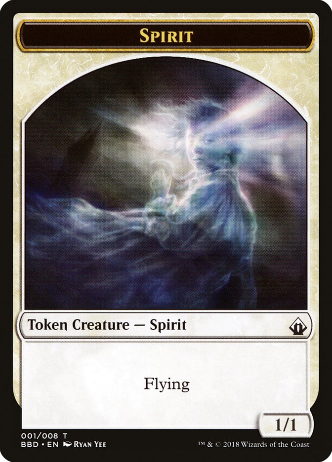 Spirit Token [Battlebond Tokens] | PLUS EV GAMES 