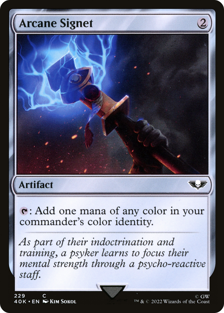 Arcane Signet (229) [Universes Beyond: Warhammer 40,000]