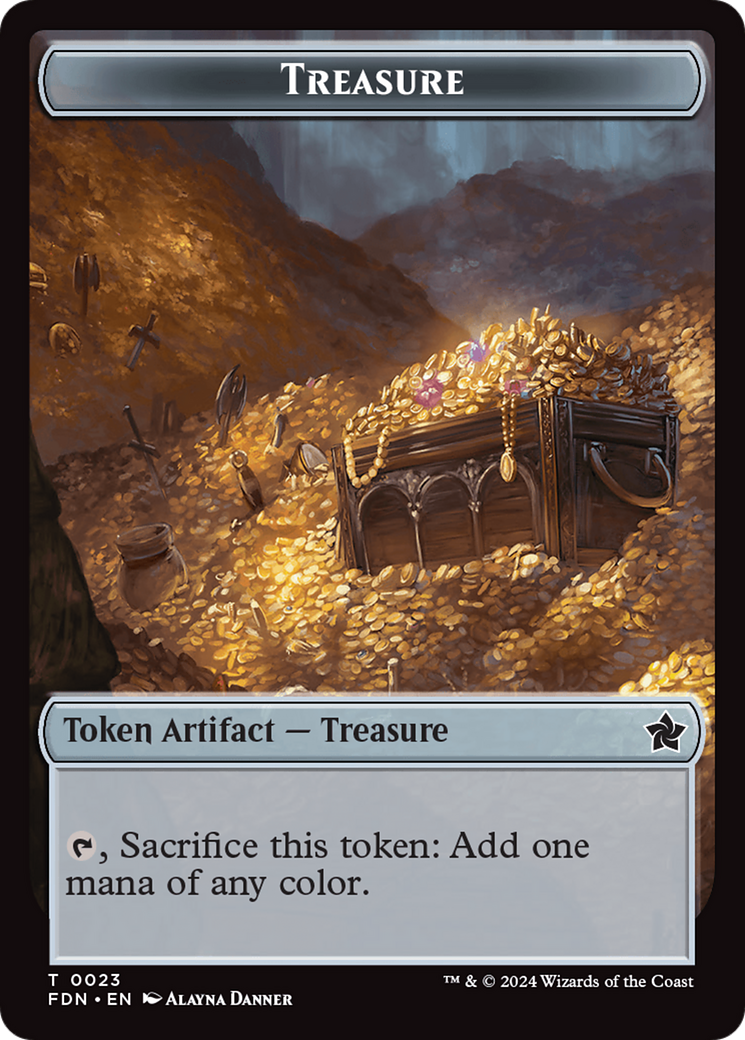 Food // Treasure Double-Sided Token [Foundations Tokens] | PLUS EV GAMES 