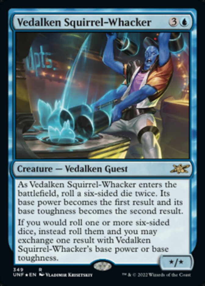 Vedalken Squirrel-Whacker (Galaxy Foil) [Unfinity] | PLUS EV GAMES 