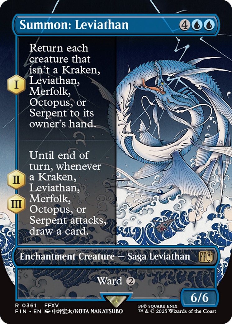 Summon: Leviathan (Borderless) [FINAL FANTASY] | PLUS EV GAMES 