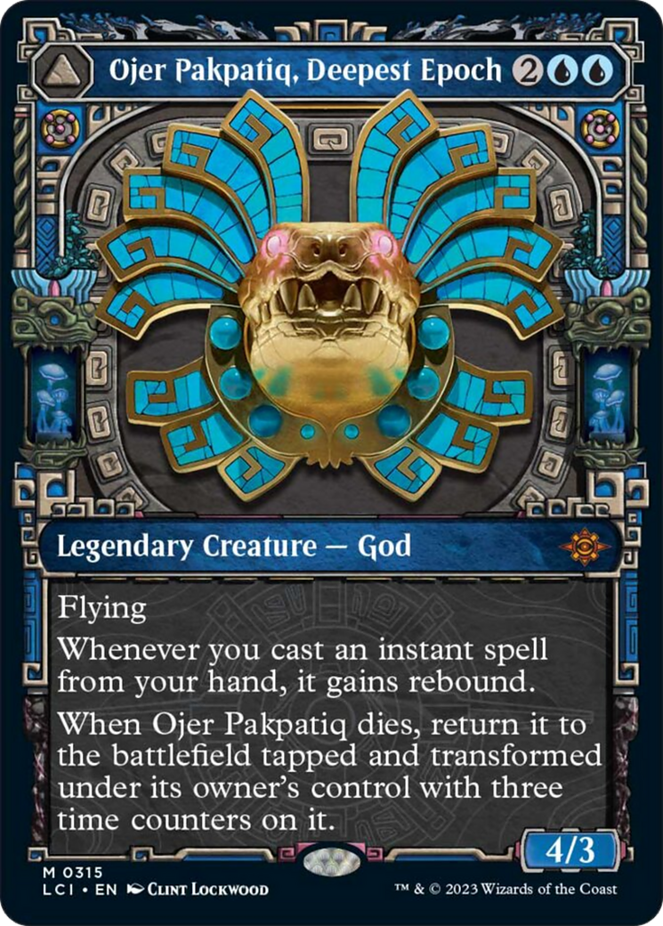 Ojer Pakpatiq, Deepest Epoch // Temple of Cyclical Time (Showcase) [The Lost Caverns of Ixalan] | PLUS EV GAMES 