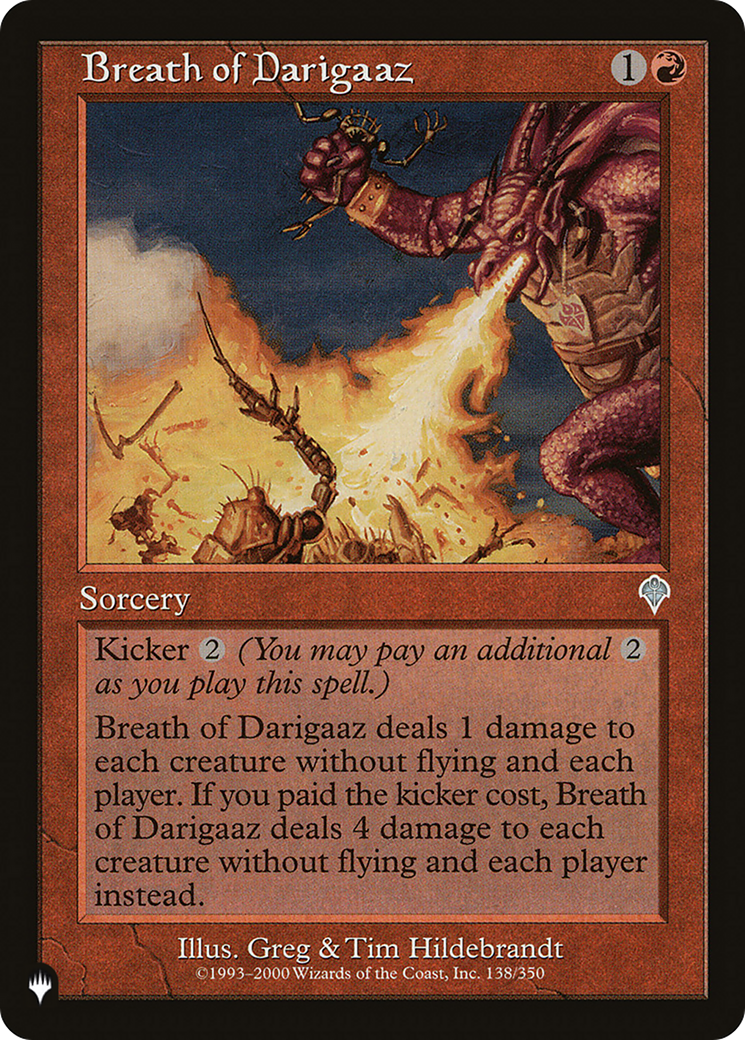 Breath of Darigaaz [The List Reprints] | PLUS EV GAMES 