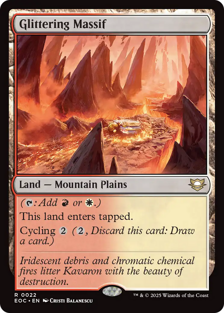 Glittering Massif [Edge of Eternities Commander] | PLUS EV GAMES 