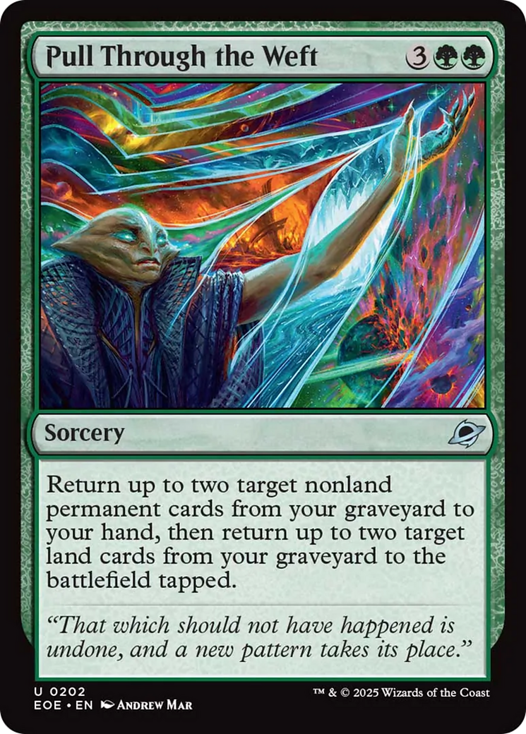 Pull Through the Weft [Edge of Eternities] | PLUS EV GAMES 