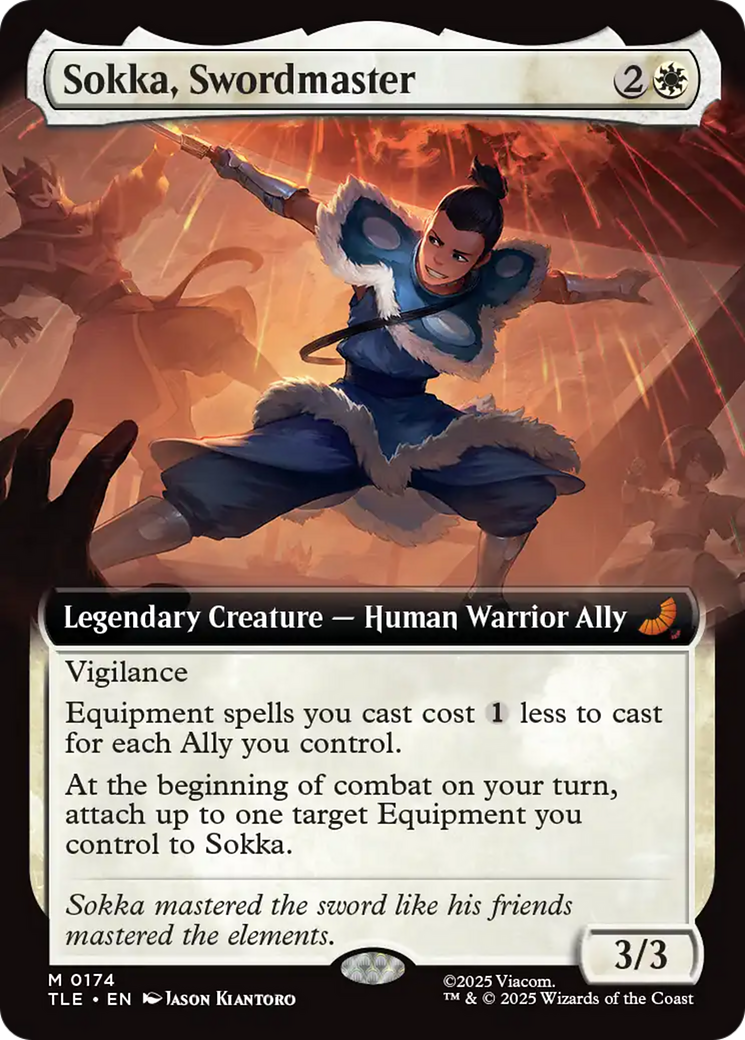 Sokka, Swordmaster (Extended Art) [Avatar: The Last Airbender: Eternal-Legal] | PLUS EV GAMES 