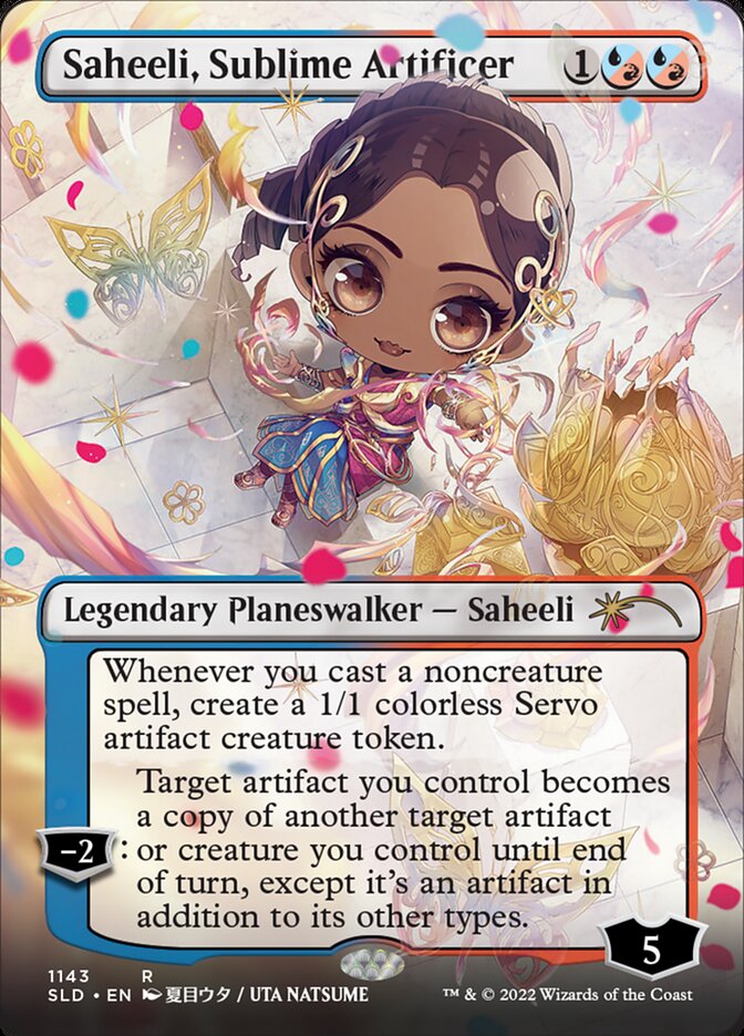 Saheeli, Sublime Artificer (Borderless) [Secret Lair Drop Series] | PLUS EV GAMES 