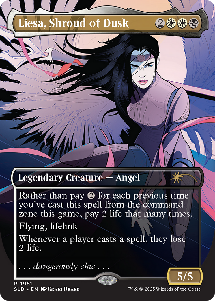 Liesa, Shroud of Dusk (Rainbow Foil) [Secret Lair Drop Series] | PLUS EV GAMES 