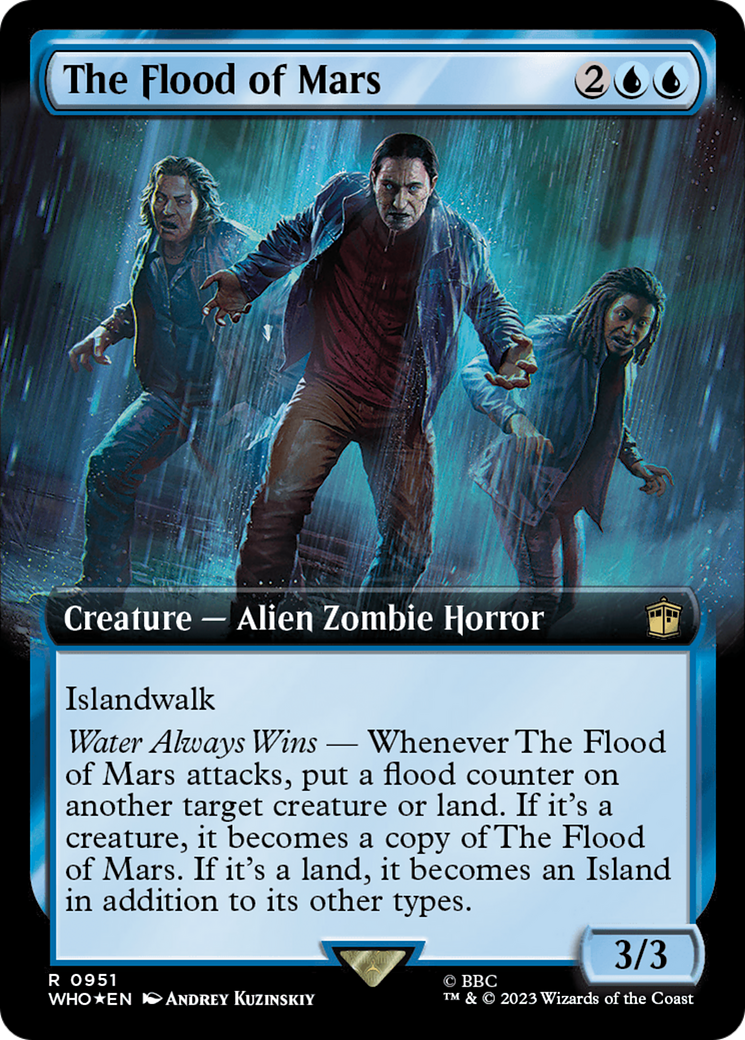 The Flood of Mars (Extended Art) (Surge Foil) [Doctor Who] | PLUS EV GAMES 