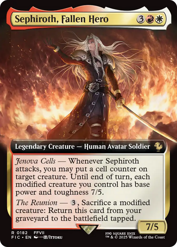 Sephiroth, Fallen Hero (Extended Art) [FINAL FANTASY Commander] | PLUS EV GAMES 