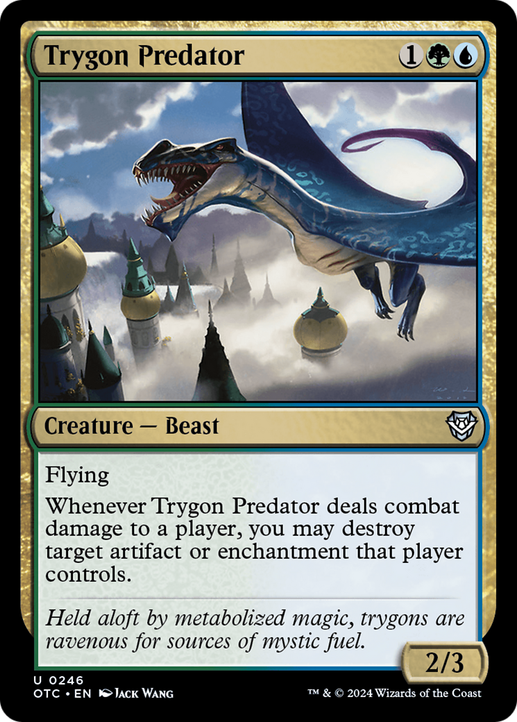 Trygon Predator [Outlaws of Thunder Junction Commander] | PLUS EV GAMES 