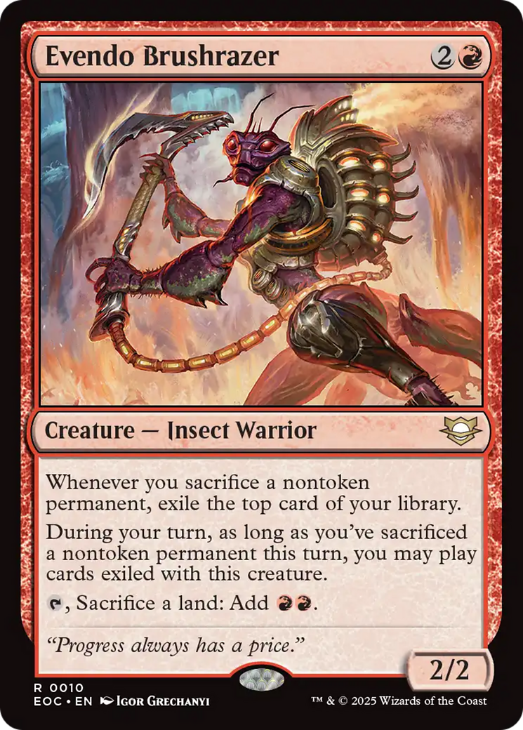 Evendo Brushrazer [Edge of Eternities Commander] | PLUS EV GAMES 