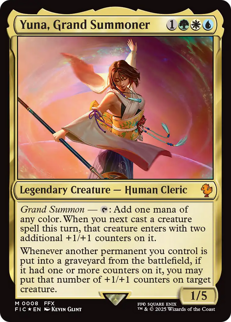 Yuna, Grand Summoner [FINAL FANTASY Commander] | PLUS EV GAMES 