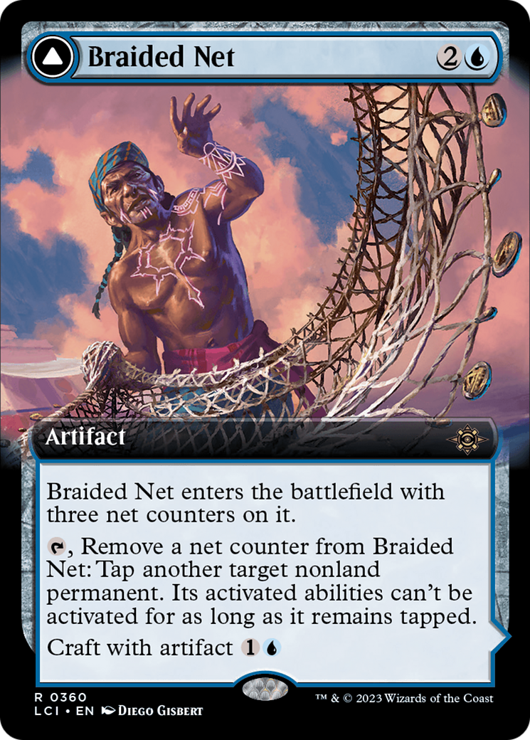 Braided Net // Braided Quipu (Extended Art) [The Lost Caverns of Ixalan] | PLUS EV GAMES 