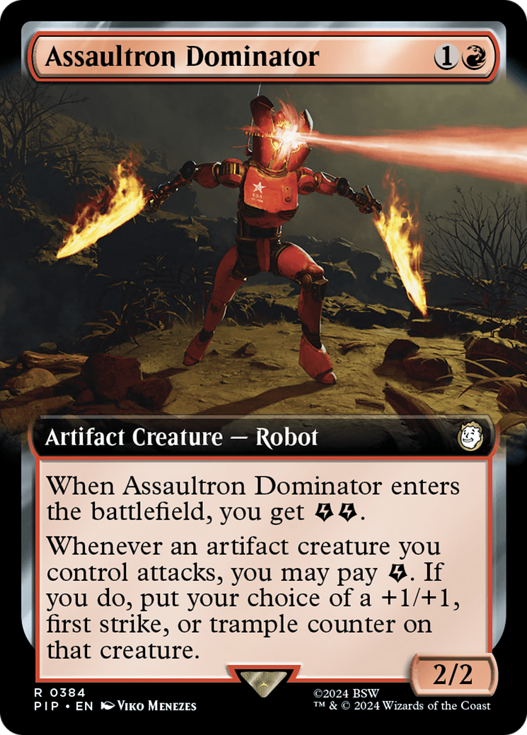 Assaultron Dominator (Extended Art) [Fallout] | PLUS EV GAMES 