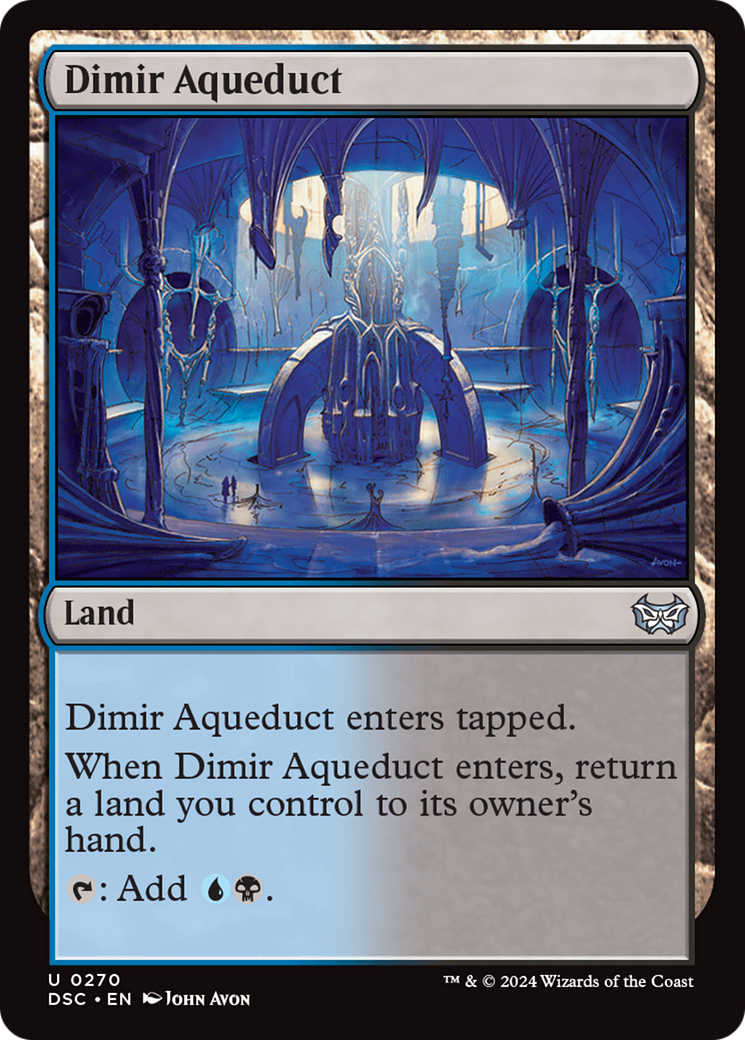 Dimir Aqueduct [Duskmourn: House of Horror Commander] | PLUS EV GAMES 