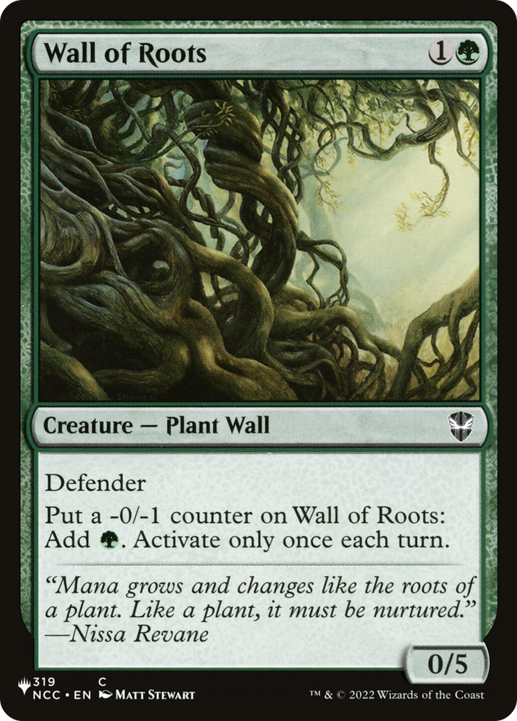 Wall of Roots [The List Reprints] | PLUS EV GAMES 