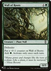 Wall of Roots [The List Reprints] | PLUS EV GAMES 