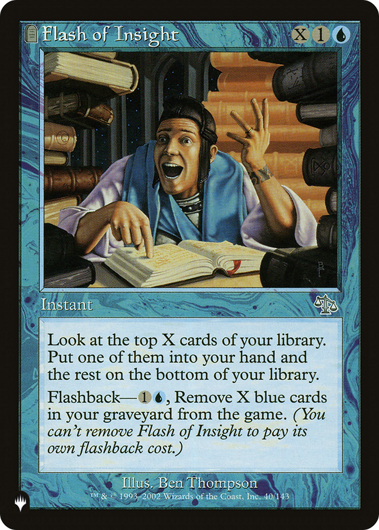 Flash of Insight [The List Reprints] | PLUS EV GAMES 