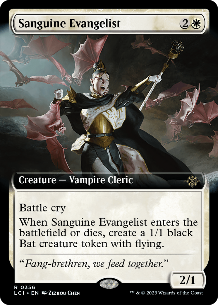 Sanguine Evangelist (Extended Art) [The Lost Caverns of Ixalan] | PLUS EV GAMES 