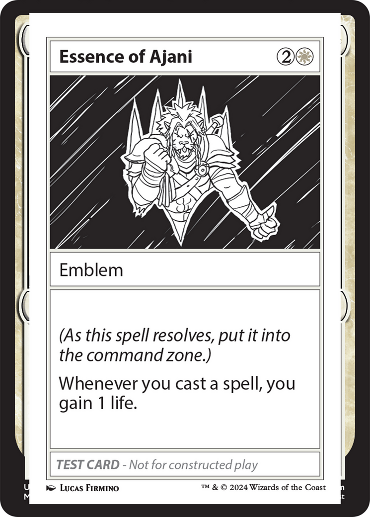 Essence of Ajani [Mystery Booster 2 Playtest Cards] | PLUS EV GAMES 