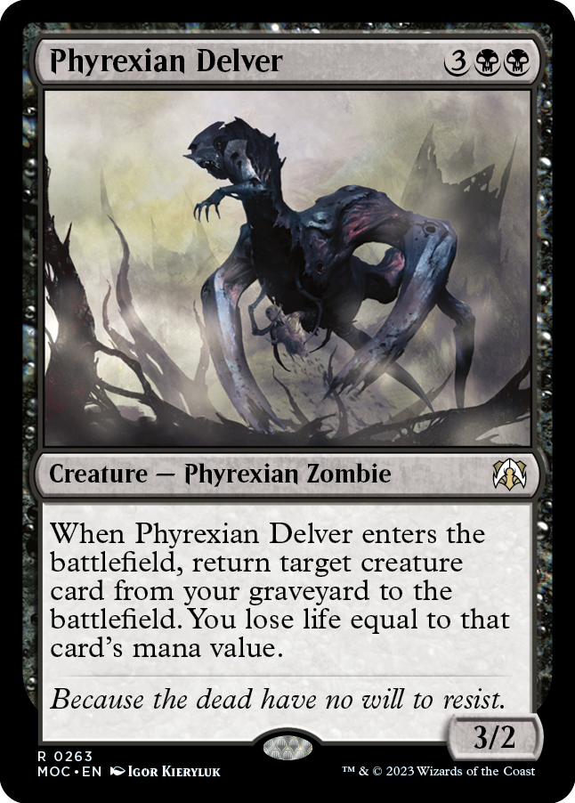 Phyrexian Delver [March of the Machine Commander] | PLUS EV GAMES 