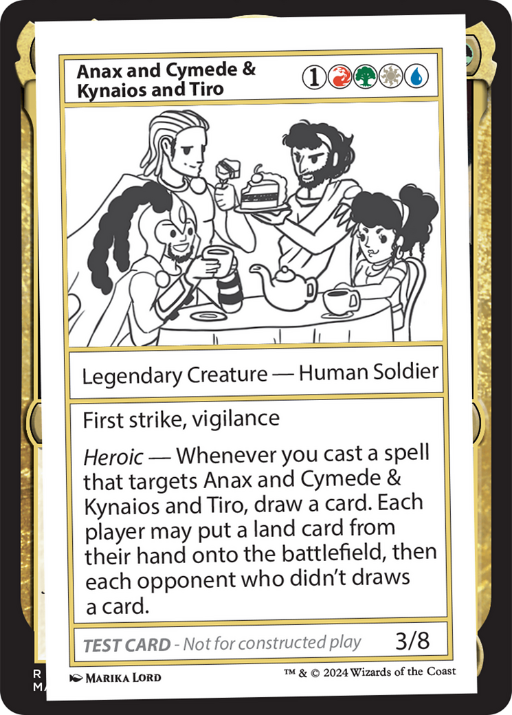 Anax and Cymede & Kynaios and Tiro [Mystery Booster 2 Playtest Cards] | PLUS EV GAMES 