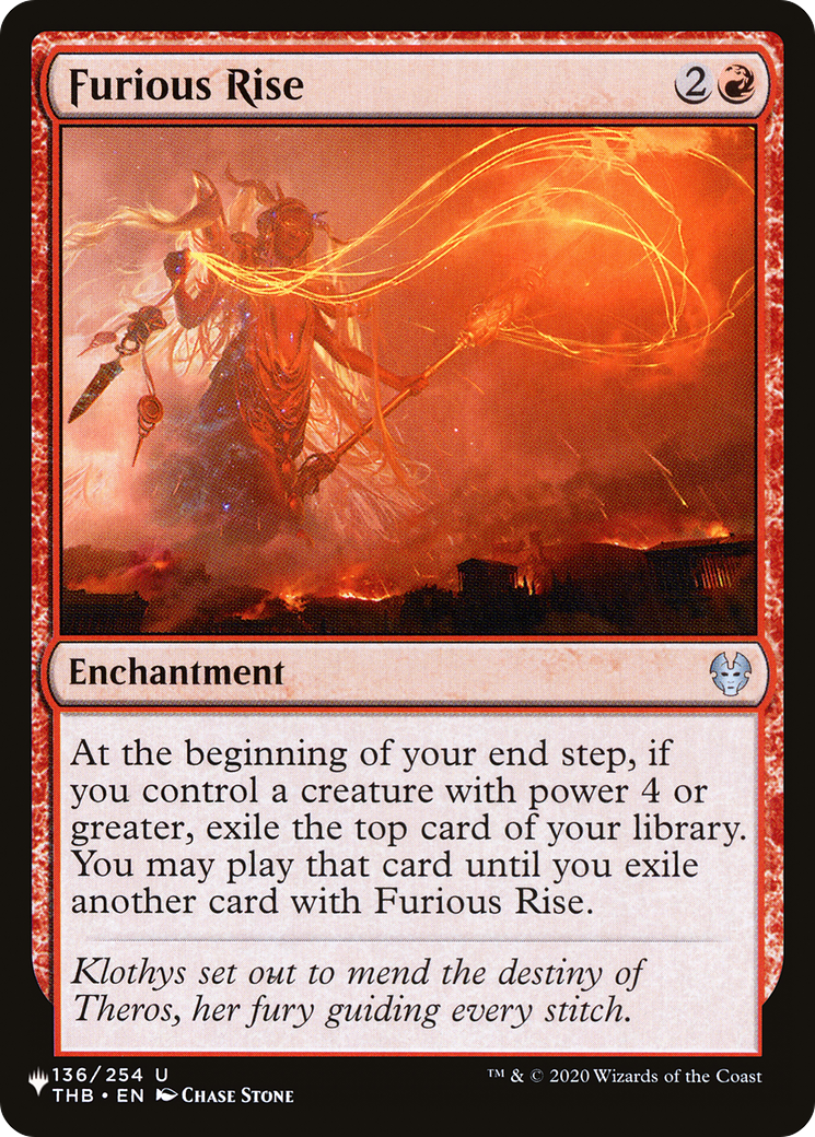 Furious Rise [The List Reprints] | PLUS EV GAMES 