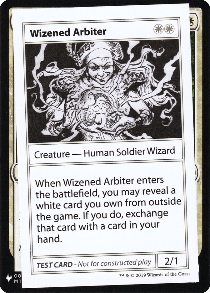 Wizened Arbiter [Mystery Booster Playtest Cards] | PLUS EV GAMES 