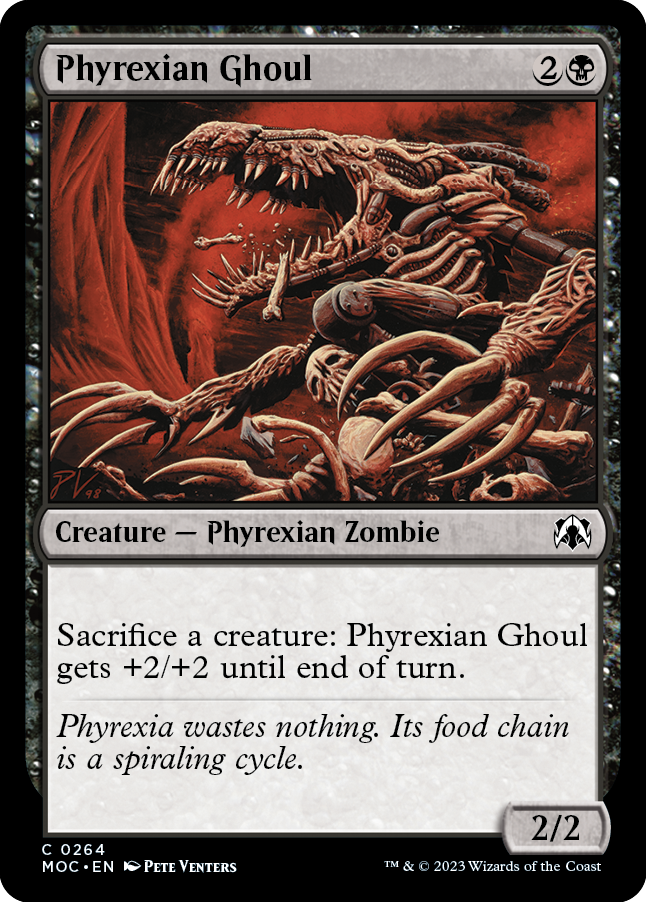 Phyrexian Ghoul [March of the Machine Commander] | PLUS EV GAMES 