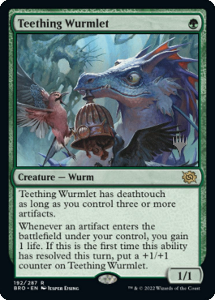 Teething Wurmlet (Promo Pack) [The Brothers' War Promos] | PLUS EV GAMES 