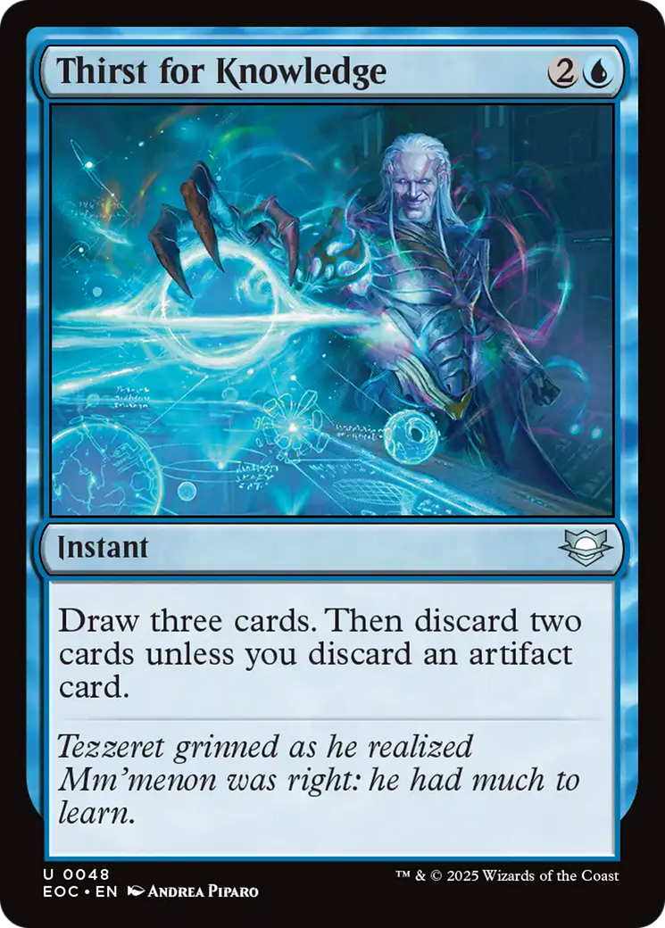 Thirst for Knowledge [Edge of Eternities Commander] | PLUS EV GAMES 