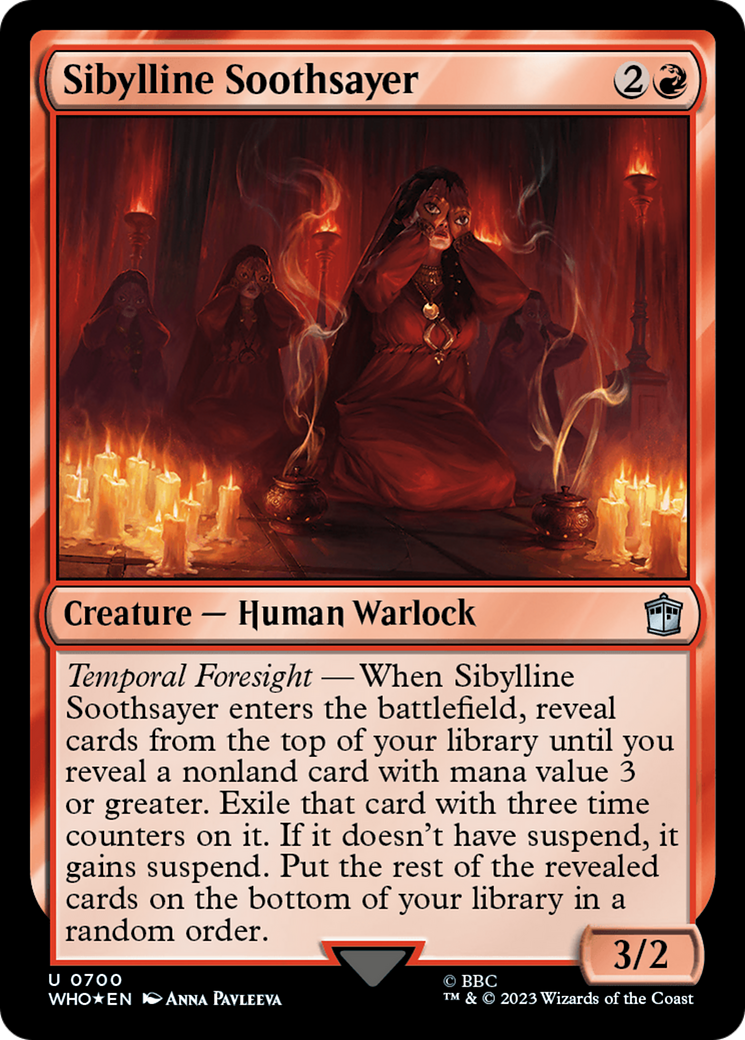 Sibylline Soothsayer (Surge Foil) [Doctor Who] | PLUS EV GAMES 