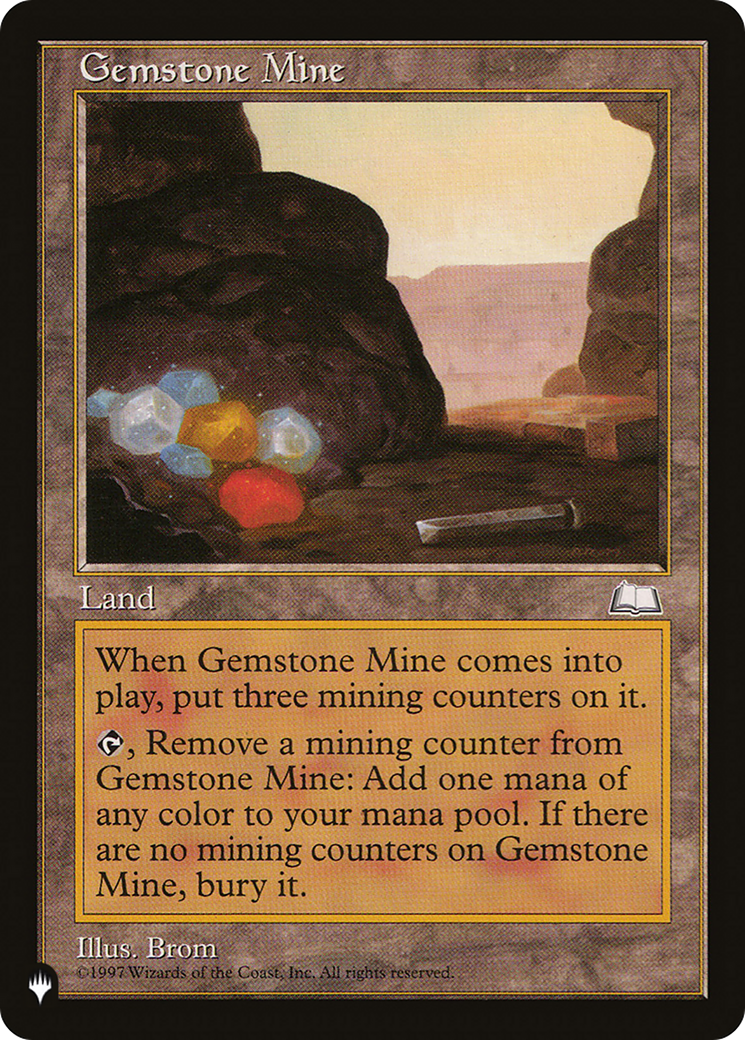 Gemstone Mine (WTH) [The List Reprints] | PLUS EV GAMES 