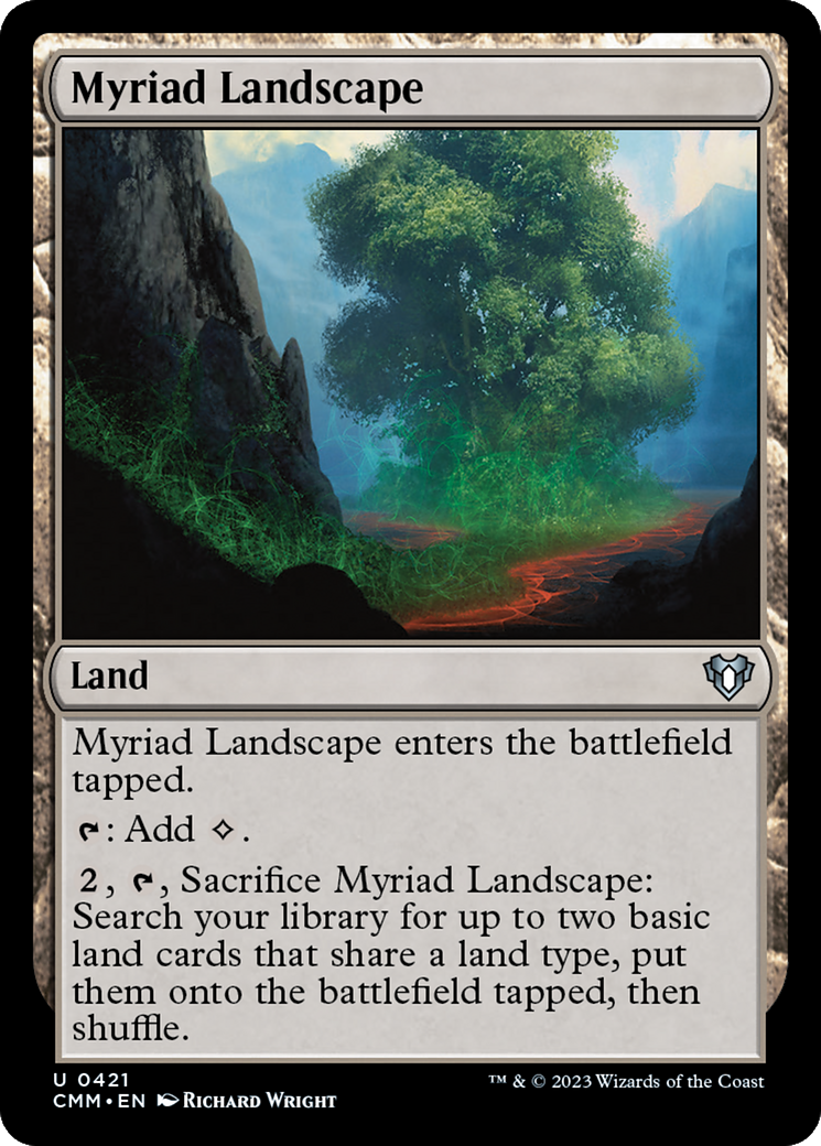 Myriad Landscape [Commander Masters] | PLUS EV GAMES 