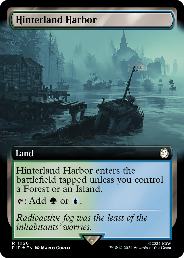 Hinterland Harbor (Extended Art) (Surge Foil) [Fallout] | PLUS EV GAMES 