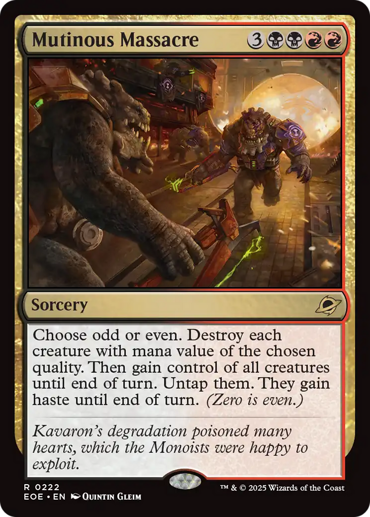 Mutinous Massacre [Edge of Eternities] | PLUS EV GAMES 