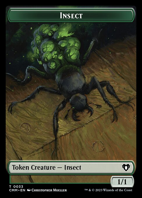 Eldrazi Spawn // Insect Double-Sided Token [Commander Masters Tokens] | PLUS EV GAMES 