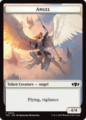 Angel // Spirit Double-Sided Token [Tarkir: Dragonstorm Commander Tokens] | PLUS EV GAMES 