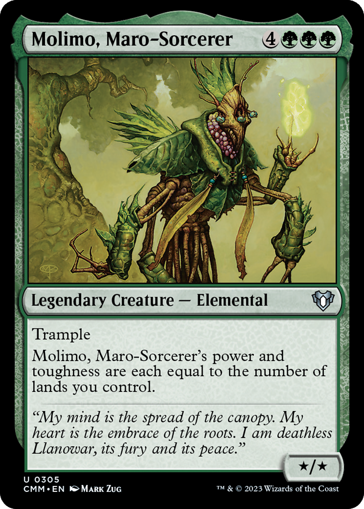 Molimo, Maro-Sorcerer [Commander Masters] | PLUS EV GAMES 