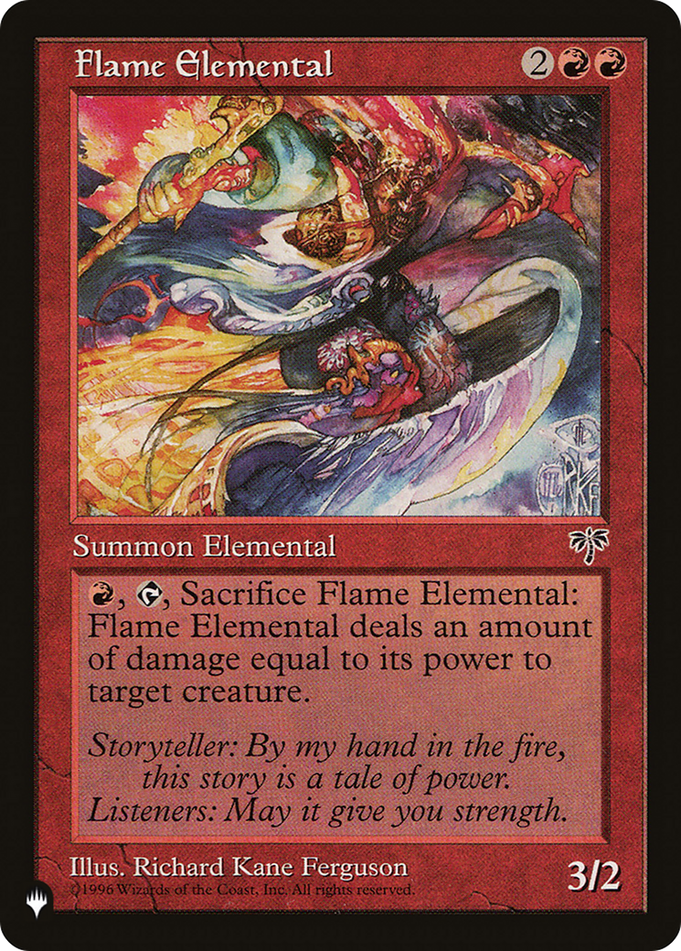 Flame Elemental [The List Reprints] | PLUS EV GAMES 