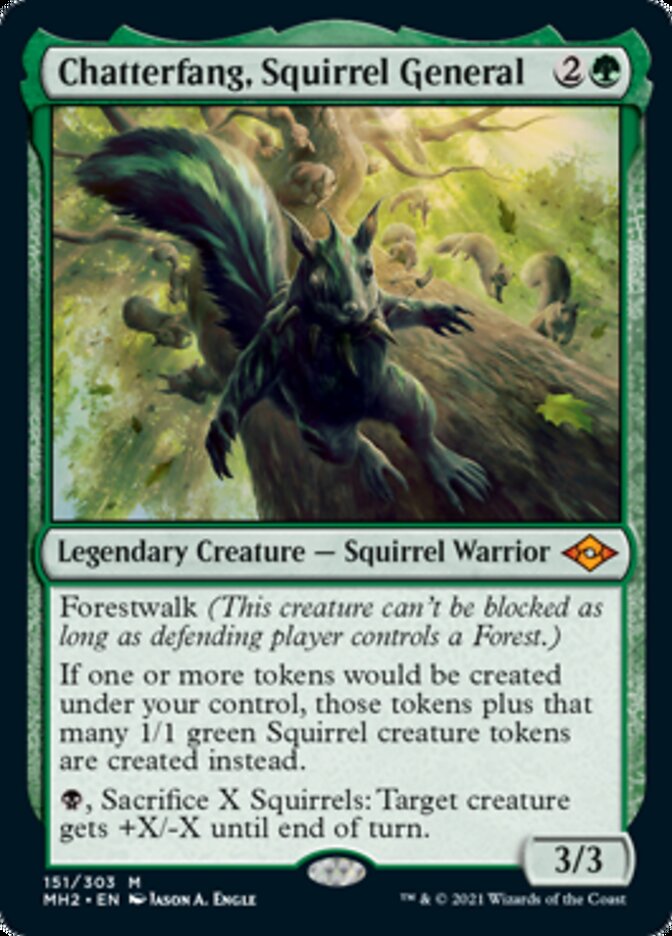 Chatterfang, Squirrel General [Modern Horizons 2] | PLUS EV GAMES 