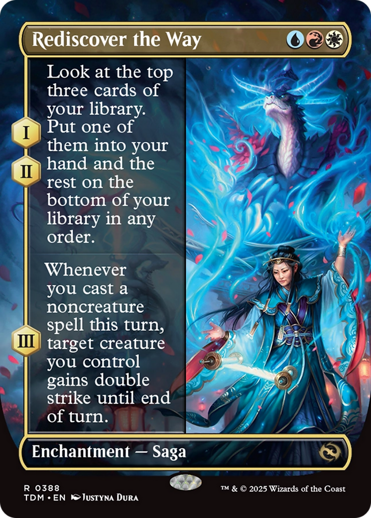 Rediscover the Way (Borderless) [Tarkir: Dragonstorm] | PLUS EV GAMES 