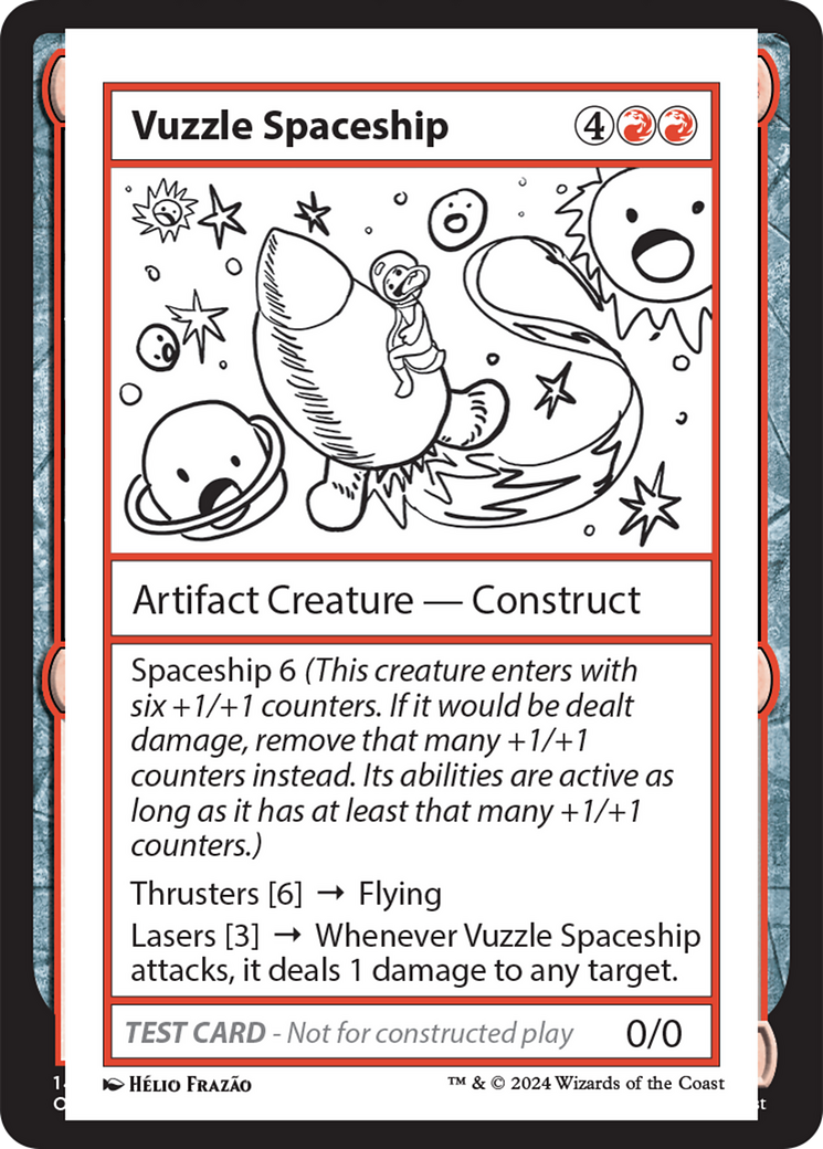 Vuzzle Spaceship [Mystery Booster 2 Playtest Cards] | PLUS EV GAMES 