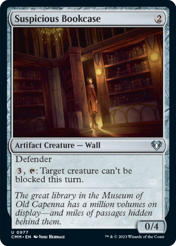 Suspicious Bookcase [Commander Masters] | PLUS EV GAMES 